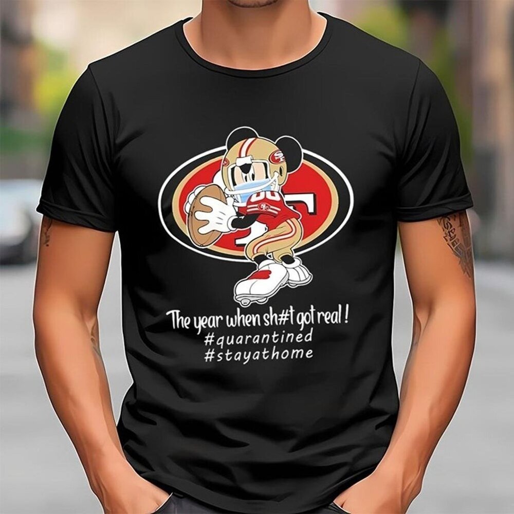 Mickey Mouse San Francisco 49ers The Year When Retro NFL Football Fan Collect 05